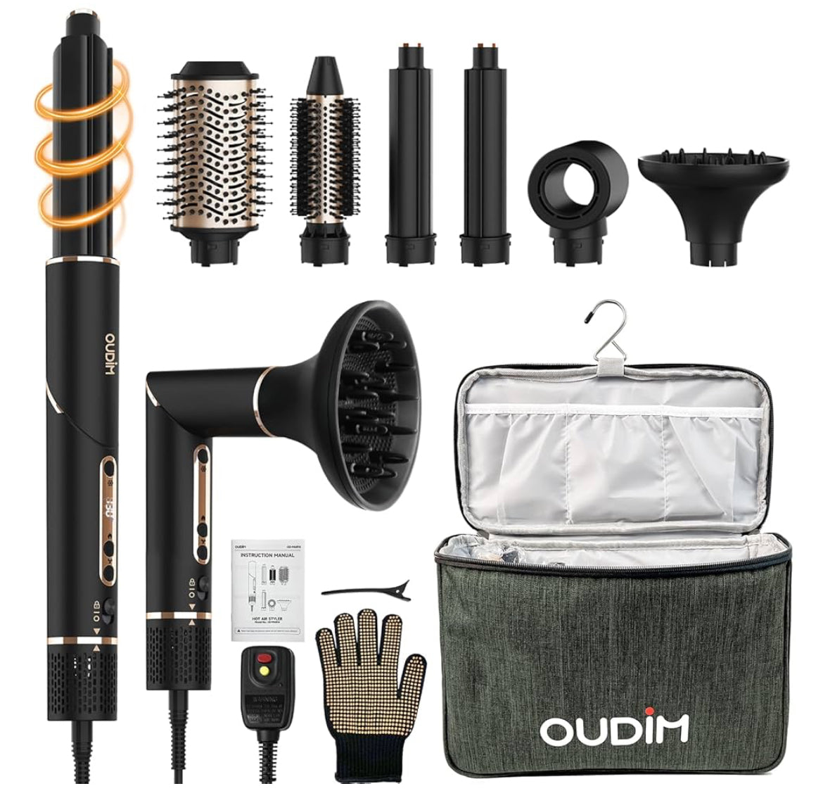 6-in-1 Multi-Functional Hot Air Comb